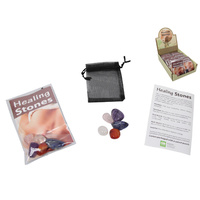 5pce Healing Stones in Gift Pack, Meditation Gift