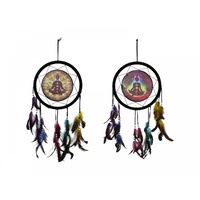33cm Chakra Design Dreamcatcher, Comes in Two Designs, Home Deco