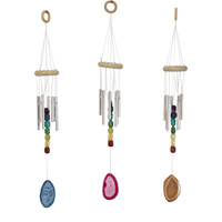 1pce Agate Featured Chakra Style Windchime