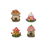 1pce Mushroom House Fairy Garden Novelty Collectables