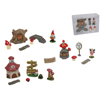6pce Fairy Garden Display Novelty Collectables Pack