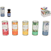 1pce Scented Fragrant Oil in Decorative Tin with Inspirational Gift Idea