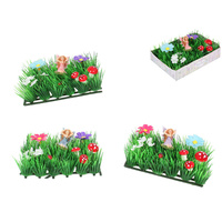 New 1pce Fairy Grass 15x10cm Plastic Excellent for Fairy Garden