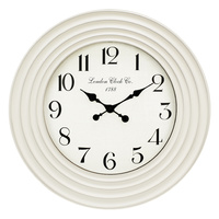 57cm Wall Clock with Ripple Frame Design, Victorian Style