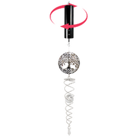 Tree of Life Spinner & Motor Crystal Vortex Illusion Hanging Decoration 2pce