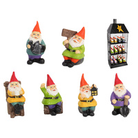 1pce 7cm Gnome Figurine/Collectable for Novelty Fairy Garden
