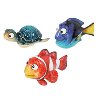 1pce 17cm Fish / Turtle Figurine, Novelty Home Decor, Millennial Movie Stars