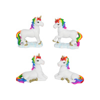 1pce 10CM Rainbow Unicorn in 4 Assorted Design Selected at Random