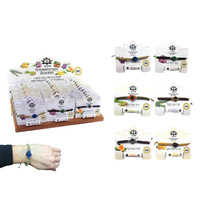 New 1pce Aroma Therapy Bracelet with Scented Oil - 8 Assorted Selected at Random