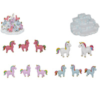 5cm Rainbow Unicorn Figurine, Fairy Garden Collectables