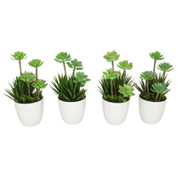 1pce 30cm Tall Artificial Succulent Garden in Pot