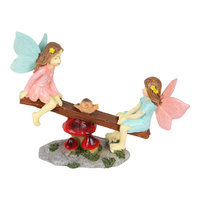 New 12cm Fairies on Sea Saw Great for Fairy Garden
