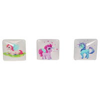 1pce 5cm Unicorn Featured Glass Magnet