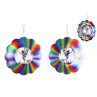 New 25CM Diameter Fairy Metal Spinner and Sun Catcher