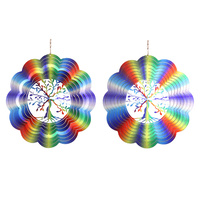 New 25CM Diameter Tree of Life Metal Spinner and Sun Catcher