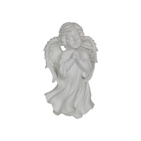New 26CM WhitePraying Garden Cherub with Angels Wings