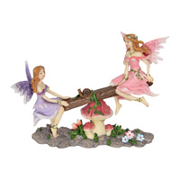 18cm Fairies Playing on Seesaw Figurine Collectable