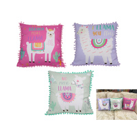 1pce 40cm Sassy Lama Quote Display Cushion