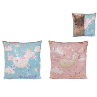 1pce 40cm Magic Sequin Unicorn Display Cushion