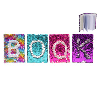 1pce 18cm Sequin Mermaid Style Notebook On Trend