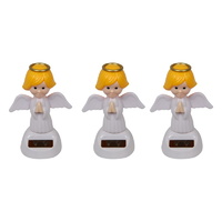 NEW 1pce 11cm Grooving Angel Solar Powered