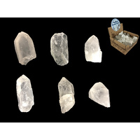 1pce Clear Healing Quartz Points 2-5cm Genuine Crystal Not one the Same 15-30 grams
