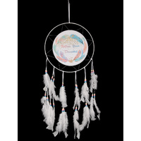 New 1pce Dream Catcher 30cm Diameter with Follow Your Dreams Words