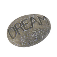 Miniature Dream Inspirational Stone 2.5cm 1pce Resin Ornament