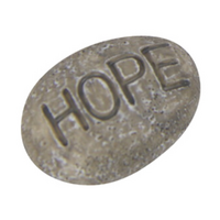 Miniature Hope Inspirational Stone 2.5cm 1pce Resin Ornament