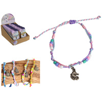 New 1pce Unicorn Bracelet with Trinket Pastel Colours Selected at Random