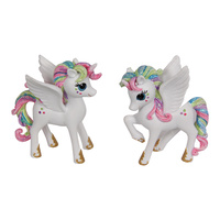 New 1pce 9CM Rainbow Unicorn PEGASUS