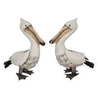 New 1pce 50cm Tall Standing Pelican Made of Resin Realistic