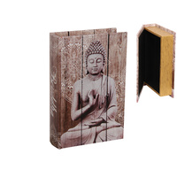 New 1pce 40cm Buddha with Mandela Design Book Box