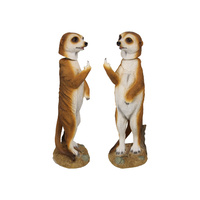 New 1pce 38cm Tall Rude Meerkat Giving the Finger