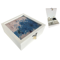 NEW 1pce Dream Catcher Print MDF Jewellery Box 20cm x 20cm