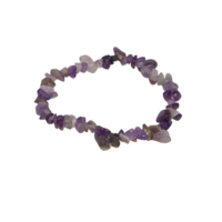 1pce Amethyst Crystal Gem Stone Bracelet/Anklet Jewellery
