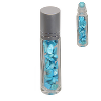 8.5cm Turquoise Massage Roller Refillable Spiritual Essential Oil Meditation Zen