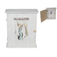 New 1pce Beach Themed Hanging Key Rack with Door & Fish 24X20CM