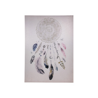 New 1pce 50x70cm Dream Catcher Canvas Print in Pastel Colours