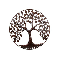 New 1pce 76cm Metal Tree of Life Wall Art Hanger in Darker Tones