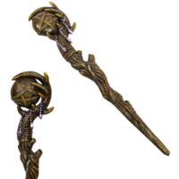 1pce Pentagon Stick 24cm Magic Wand Figurine, Mystical Gift Decor Cosplay