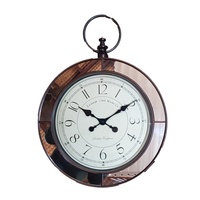 New 1pce 44CM Antique Mirror Clock Roman Style Wall Art