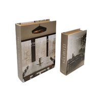 Perfect & Imperfect Book Box Set of 2, Hidden Storage Books for Modern Home Dcor