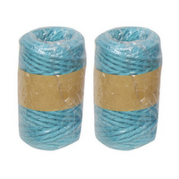 Turquoise Aqua 40m Macrame Rope Craft Twine DIY Spool String