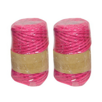 Hot Pink 40m Macrame Rope Craft Twine DIY Spool String