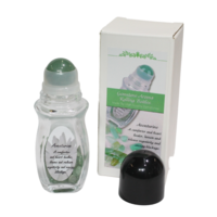 1pce 12cm Green Adventurine Refillable Spiritual Roll On Essential Oil Meditation Zen