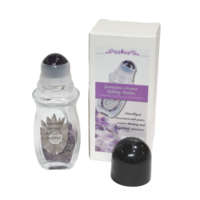 1pce 12cm Amethyst Refillable Spiritual Roll On Essential Oil Meditation Zen