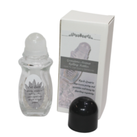 1pce 12cm Clear Quartz Refillable Spiritual Roll On Essential Oil Meditation Zen