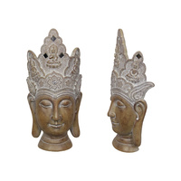 New 1pce 35cm Rulai Buddha Face / Head with Antique Gold Wash Finish