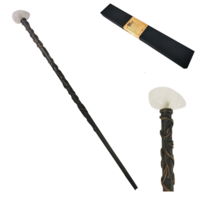 Rose Quartz 40cm Magic Wand with Crystal Gemstone Crystal Mystical Gift Cosplay